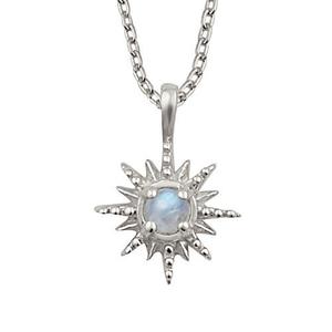 Inspire Jewelry Factory Venta al por mayor Collar de joyería de oro para mujer <span class=keywords><strong>Starburst</strong></span> Moonstone Collar Venta caliente Collar de moda - Product Image 4