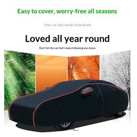 Accessoires de voiture Housse de voiture universelle Imperméable Coupe-vent Protection solaire Protection contre les intempéries Résistante aux rayures Housses de voiture en PEVA