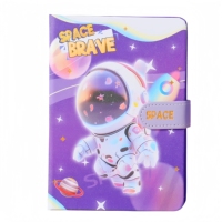 Carnet de notes magnétique à motif de dessin animé 32K, 132 feuilles lignées, cadeau scolaire pour enfants, papeterie en gros