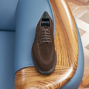 Printemps été affaires chaussures décontractées pour hommes britannique formel bout carré Derby chaussures à lacets Derbies anti-dérapant semelles respirantes - Product Image 6