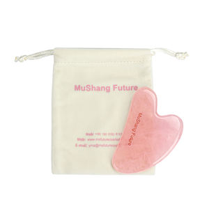 <span class=keywords><strong>Pierre</strong></span> <span class=keywords><strong>Gua</strong></span> <span class=keywords><strong>Sha</strong></span> en jade naturel, utilisée pour l'anti-âge des peaux du visage et du corps des femmes adultes, boîtes et logos personnalisés - Product Image 3