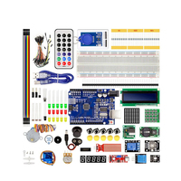 Kit de Componentes Electrónicos de la Mejor Calidad para Entusiastas, Paquete de Componentes UNO R3, Kit de Entrenamiento de Protoboard Analógico para Bricolaje