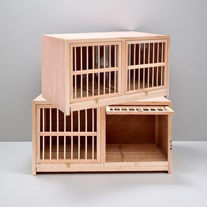 Casetta per Piccioni Classica Grande in Legno Massello Ecologica da Esterno con Porta a Ribalta e Chiusura a Pulsante per Tutte le Stagioni - Product Image 2