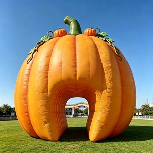 <span class=keywords><strong>Tunnel</strong></span> gonflable géant d'Halloween en forme de citrouille, entrée et sortie, en PVC durable et résistant à l'eau, <span class=keywords><strong>pour</strong></span> événements thématiques - Product Image 2