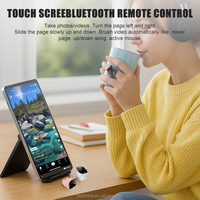 Anneau de défilement Bluetooth tactile, télécommande sans fil Bluetooth pour TikTok, retourneur de page, visionnage de courtes vidéos