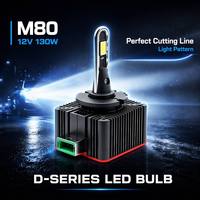 Ampoules de phares LED D1S D1R, luminosité 380 % supérieure, 6000 K, phares LED de voiture avec CANBUS intelligent, installation facile pour BMW E46