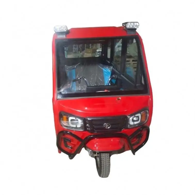 Popular Design Tuk Closed Scooter Bajaj Enclosed Electric With Storage Cargo Tricycle For