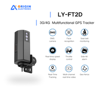 Caméra AI DSM pour chariot élévateur, 4G GPS MDVR, système de surveillance de la sécurité en entrepôt avec reconnaissance faciale pour casque