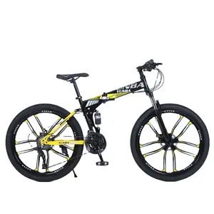 Mountainbike Folding Mountain Bike /foldable 26 Inch Full Suspension Moutain Bike/high Quality Sepeda Gunung Lipat Mtb Supplier