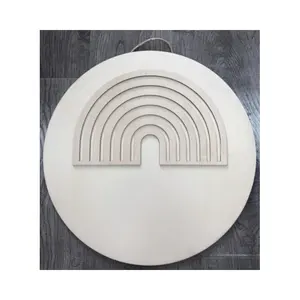 Wholesale DIY Painting Unfinished Wood Round Piece Wood Sign Blank Wall Home Decor