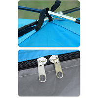 Tente POP entièrement automatique à double couche, imperméable, résistante aux UV, respirante, ultra-fine, légère, en maille polyester, pour toutes les saisons