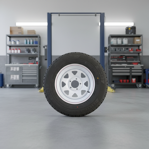 <span class=keywords><strong>Pneu</strong></span> radial en acier et caoutchouc naturel 185R14C, 14 pouces, capacité de charge de 850 kg, certifié DOT, pièces de rechange neuves pour roues de remorque - Product Image 2