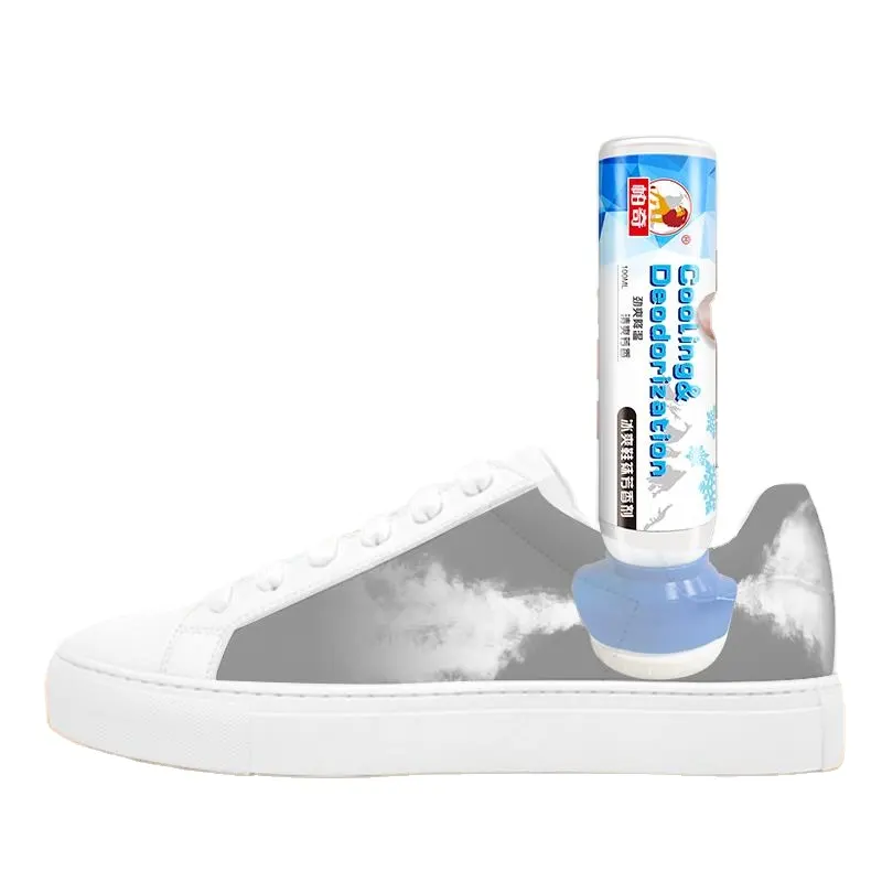 2023 PIKI Shoe Freshener Shoe Deodorizer Cooling New Top Style Package Mint Fragrance Aerosol Spray