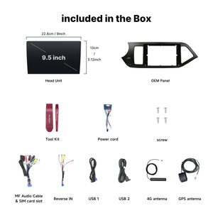 Radio para Auto Youducar de 9 Pulgadas con Android, Unidad Principal de Navegación para Morning/<span class=keywords><strong>Picanto</strong></span> 2017-2020, CarPlay, Android, 1 Año de Audio de Alta Resolución - Product Image 2