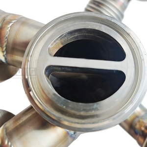 Colector de escape turbo de acero inoxidable 304 modificado a medida para BMW S63 V8 Bi Turbo M5 F90 <span class=keywords><strong>M8</strong></span> F93 X5M F95 X6M F96, cabezales de alto rendimiento - Product Image 6