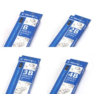 Yalong, vente en gros professionnelle, ensemble complet de crayons bleus mats pour étudiants en art, crayons à <span class=keywords><strong>dessin</strong></span> et à croquis - Product Image 6