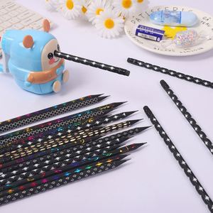 Factory Produce Cheap Price High Quality Full Over Thermal Transfer Printing HB <b>Sketch</b> Pencil <b>Set</b> with Erasers - Product Image 3