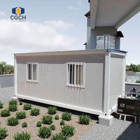 CY Petite maison modulaire préfabriquée en acier de 40 pieds Maison en conteneur détachable pour magasin Maison mobile de sauvetage d'urgence et camp de secours
