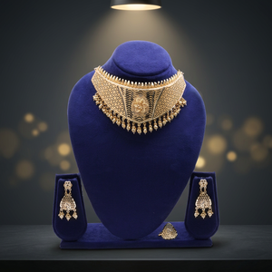 Collares de Moda Chapados en Oro de 14K, 18K, 24K al por Mayor, Diseño Floral, Joyería Tradicional, Oro Joyería - Product Image 3