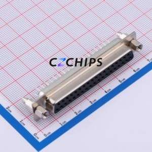 X0237FT7B5 D-Sub/VGA Connector Through hole Component (THT) Connector Standard D-Sub Female 37P Through Hole - Product Image 1