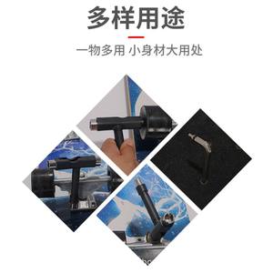 Llave de ajuste para patineta Swift, 10-11, de nylon negro en forma de Y, para ajuste de tablas de surf de tierra. - Product Image 4