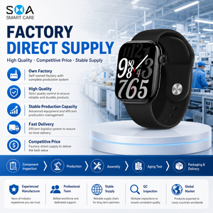 Smartwatch Blu alla Moda con Schermo Grande da 2,01 Pollici, Tracker Fitness Quadrato, Logo Personalizzabile per il Mercato all'Ingrosso e Regali - Product Image 4