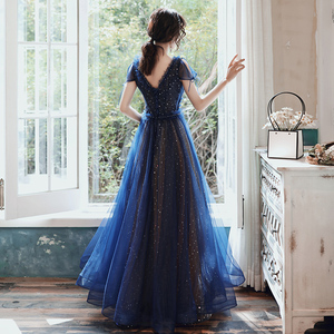 Abiti da Sera Lunghi con Paillettes e Perline, Stile A-Line, <span class=keywords><strong>per</strong></span> Feste, Lauree e Balli di Fine Anno, <span class=keywords><strong>Donna</strong></span> 2020 - Product Image 5