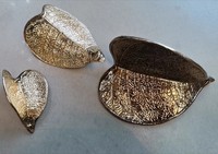 Mode moderne Art Verre Éclairage personnalisé Forme de feuille Amour Fleurs Plafonnier Suspendu Hôtel Salon Chambre Lustres