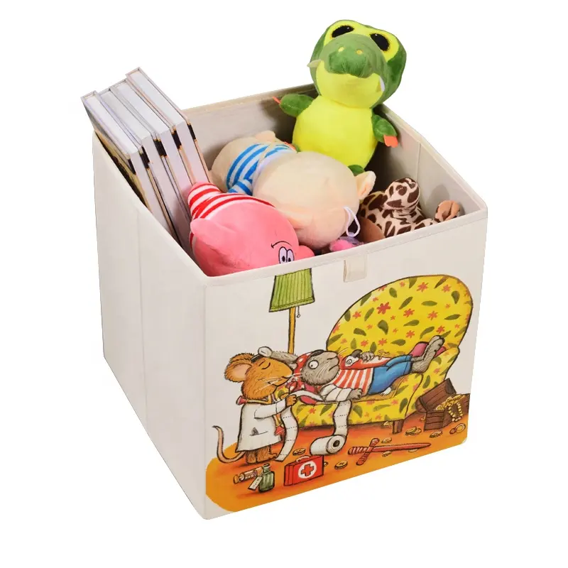 Caixa de pano dobrável para crianças, organizador de roupas e brinquedos, sacola de armazenamento de roupas, saco de armazenamento no peito