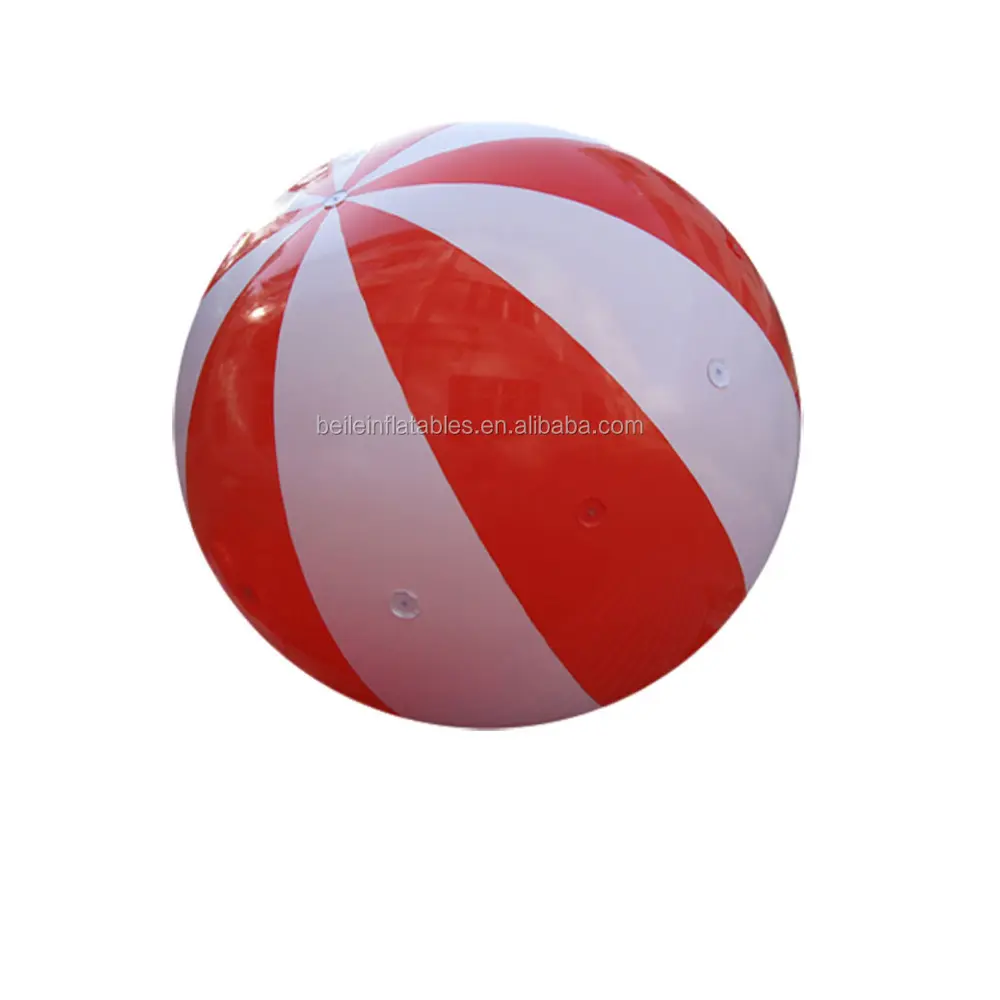 Advertising Customized PVC red and white Inflatable Helium Balloon
