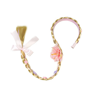 Disfraz de Princesa con Trenza Larga para Halloween, Peluca de Trenza para Niñas, Disfraces de Rapunzel, Elsa y Anna, Accesorios para Cosplay - Product Image 6