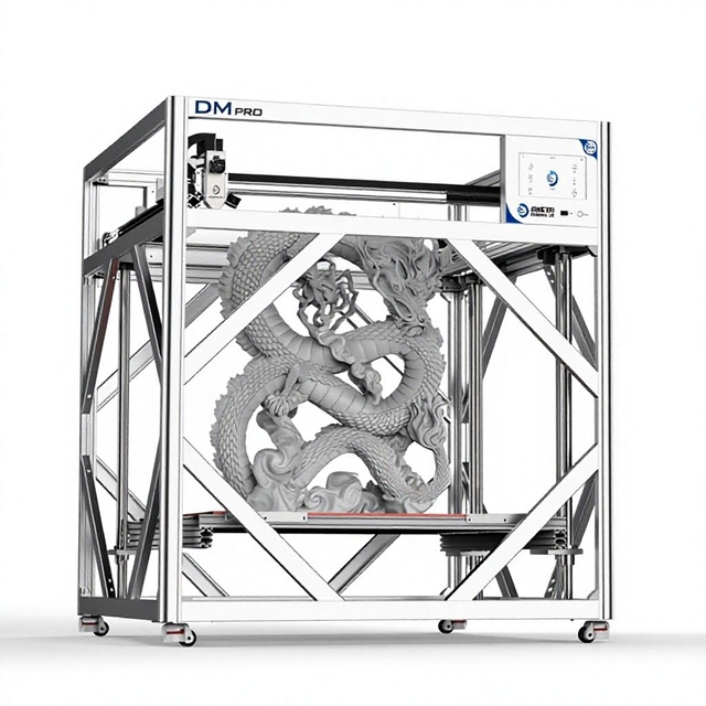 Dowell FGF Pellet DP-A1010-12 1-Year USB 3D Printer Industrial Automatic Dual Extruder Heated Bed Newest Large-Scale PLA