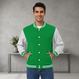 2025 High Quality Design varsity Jacket <b>Men</b> Sleeves custom Embroidery Baseball Letterman Varsity Jacket for <b>Men</b> - Product Image 1