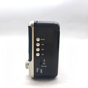 Custom Retro Portable Radio AM FM Full Band Receiver BT <b>Speaker</b> <b>USB</b> TF Playback Flashlight Rechargeable Vintage Audio Device - Product Image 4