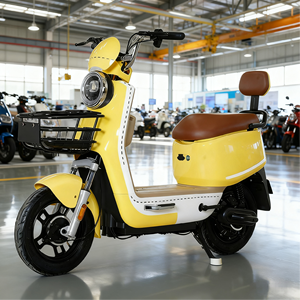 Scooter Eléctrico Urbano al por Mayor con Cesta Delantera, Faro LED, Asiento Cómodo y Amortiguación Trasera - Product Image 4