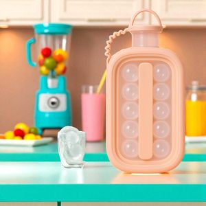 Botella de Plástico para Cubitos de Hielo, Botella para Hacer Hielo, Bandejas Esféricas para Cubitos de Hielo, Botella para 17 Cubitos de Hielo - Product Image 2