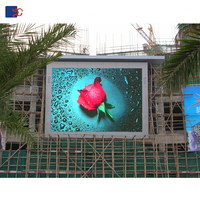 Écran LED P5 plein écran haute luminosité pour l'extérieur, mur vidéo numérique modulaire, affichage flexible en film, panneaux étanches