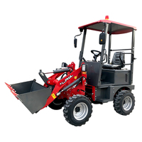 Kleiner Kompakter Elektrischer Hoflader Garten Frontlader Mini Radlader 600kg Schaufellader