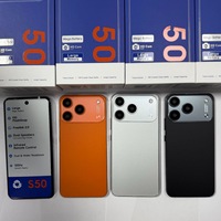 Smartphone 4G S50 OEM de haute qualité, Android 15, version mondiale, VS Spark 50, 32 Go + 512 To, téléphone portable avec 2 cartes SIM