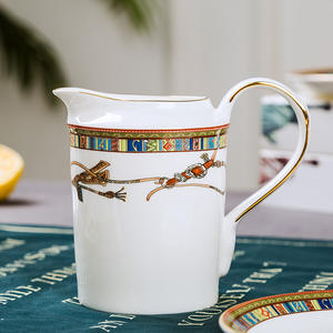 2025 European Ceramic Coffee Cup Set 15Pcs Porcelain <b>Tea</b> Coffee Cup and Saucer Set With Gift <b>Box</b> Hand-painted Gold Coffee Pot - Product Image 4