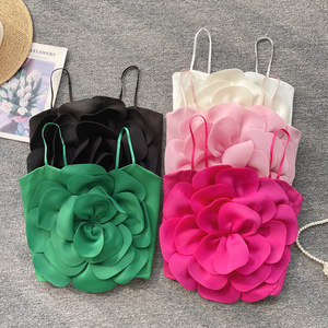 Camisola con Diseño de Flores 3D al Estilo de la Corte Francesa, Top para Mujer, Corsé de Moda - Product Image 1