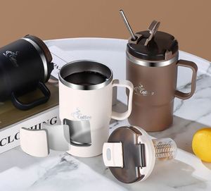 550ML <b>Large</b> Capacity 304 Stainless Steel Vacuum Insulated Coffee <b>Mug</b> Lid Double Wall Design BPA Free Lightweight Tumbler - Product Image 6