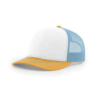 Gorras Trucker X&K OEM de 5 Paneles, Ajustables, Unisex para Adultos, de Lona de Poliéster y Algodón, Transpirables e Impermeables