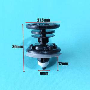 Clip de panneau de porte intérieure de voiture 21,5 mm x 30 mm pour Volkswagen Tiguan Golf Passat Beetle, pièce de rechange et de réparation - Product Image 1