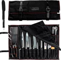 Échantillon Gratuit – Sac de Transport Professionnel Isotherme de Luxe Fait Main pour Couteaux de Chef – Grande Capacité en EVA pour Chasseurs et Voyageurs