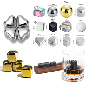 Argent Or Gris Blanc Noir Garde Vos Boissons Froides Pierre à Whisky Réutilisable Pierre à Glace Cube de Glace - Product Image 3
