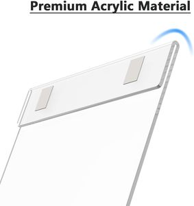 Treo Tường Áp phích hiển thị dấu hiệu rõ ràng khung nhựa 8.5x11 <span class=keywords><strong>plexiglass</strong></span> Acrylic giữ dấu - Product Image 2