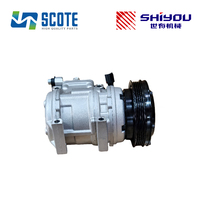 Compresseur de climatisation Shiyou 447200-4656 4472004656 DOOSAN DX225 DX140 DX160 DX255 DX300 DX350 DX380 DX420 DX480 DX520 LINGONG 60F 65E