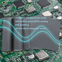 Autocollant antimagnétique en ferrite pour blocage micro-ondes, matériau absorbant et blindant pour NFC RFID, anti-interférence pour objets connectés