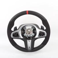 SSY pour Volant avec Design Dynamique, Couleur de Couture Personnalisable, Cuir Véritable pour G30 F10 F30 F11 G31 G32 X3 G01 X4 M2 M3 M4